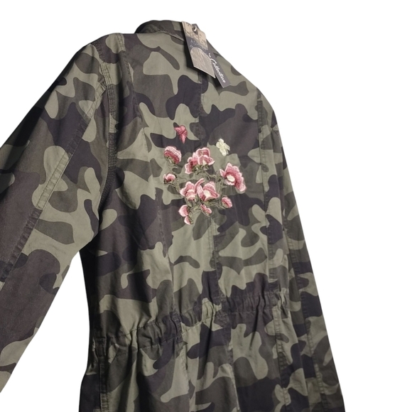 Ashley by 26 International Camo Embroidered Roll-up Tab Hunt Jacket Sz XL NWT - Picture 8 of 15
